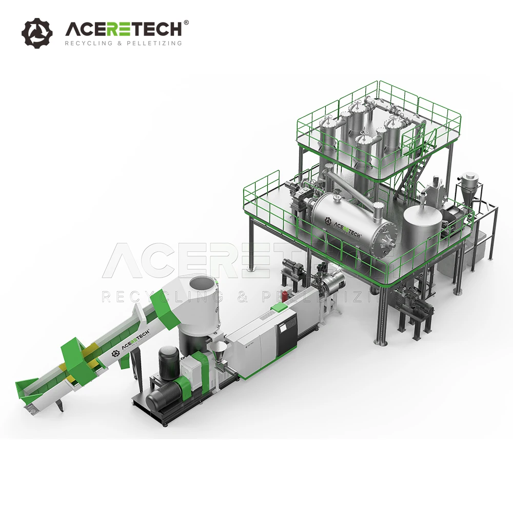 LSP Production Equipment Polyethylene Pe Recycling Plastic Pellet Extruder Granulating Machine