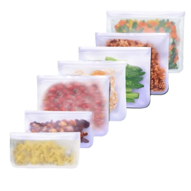 BPA Free PEVA travel ziplock food Storage Gallon Bags Eco-friendly freezer zipper preserving bags for food Sandwich snack