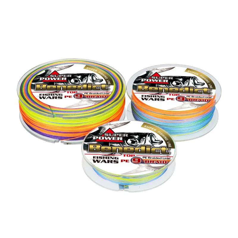 Суперпрочная многонитевая плетеная рыболовная леска, 9 нитей, 300 м