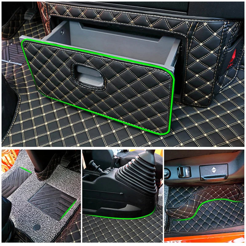 Truck Accessories Car Leather Truck Floor Mats For volvo fh/man tga/tgx/howo/daf/scania
