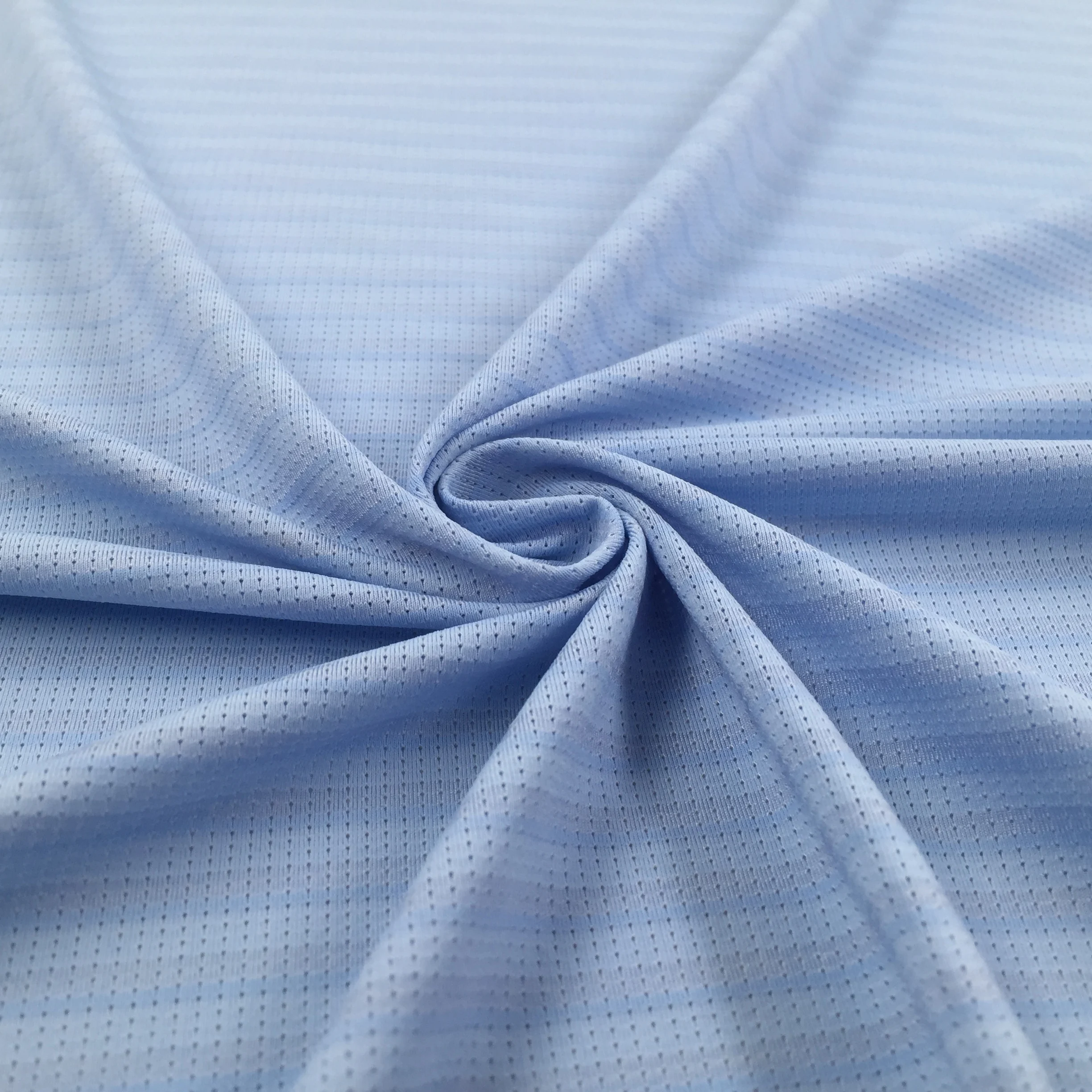 No3301 Moisture Wicking Quick Dry Sports Jersey Polyester Mesh Knit T Shirt Fabric Sportswear Sport Tops
