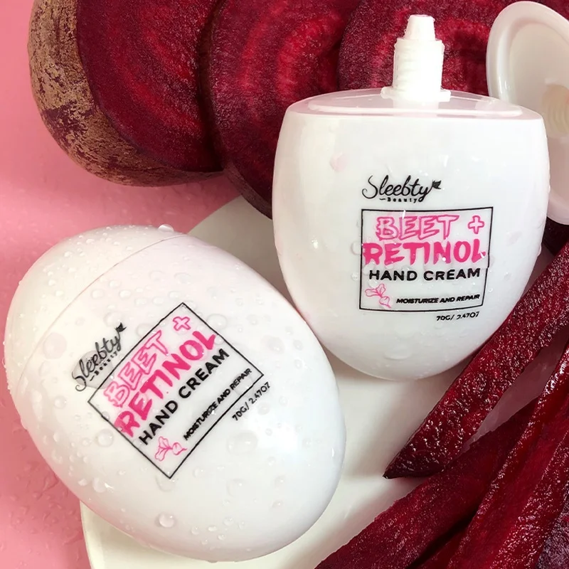 Private Label Moisturizing Soften Anti Wrinkle Repair Dry Skin Vegan Beet Vitamin A Mini Hand Cream