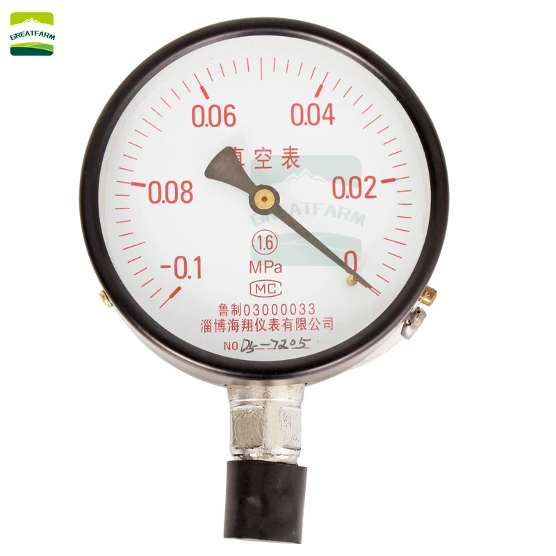 Vacuum meter for milking machine Pressure gauge Manometer