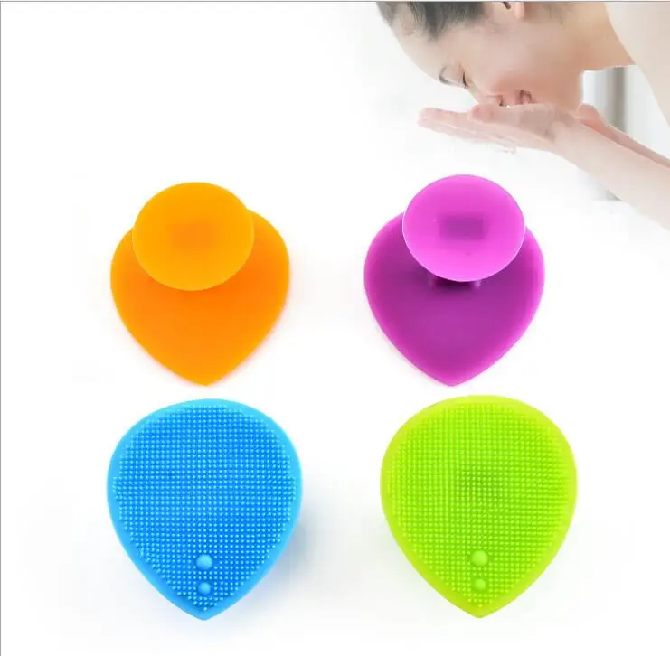 
Silicone Facial Cleansing Brush Manual Face Brush Pore Deep Cleaner Girl Face Wash Brush 