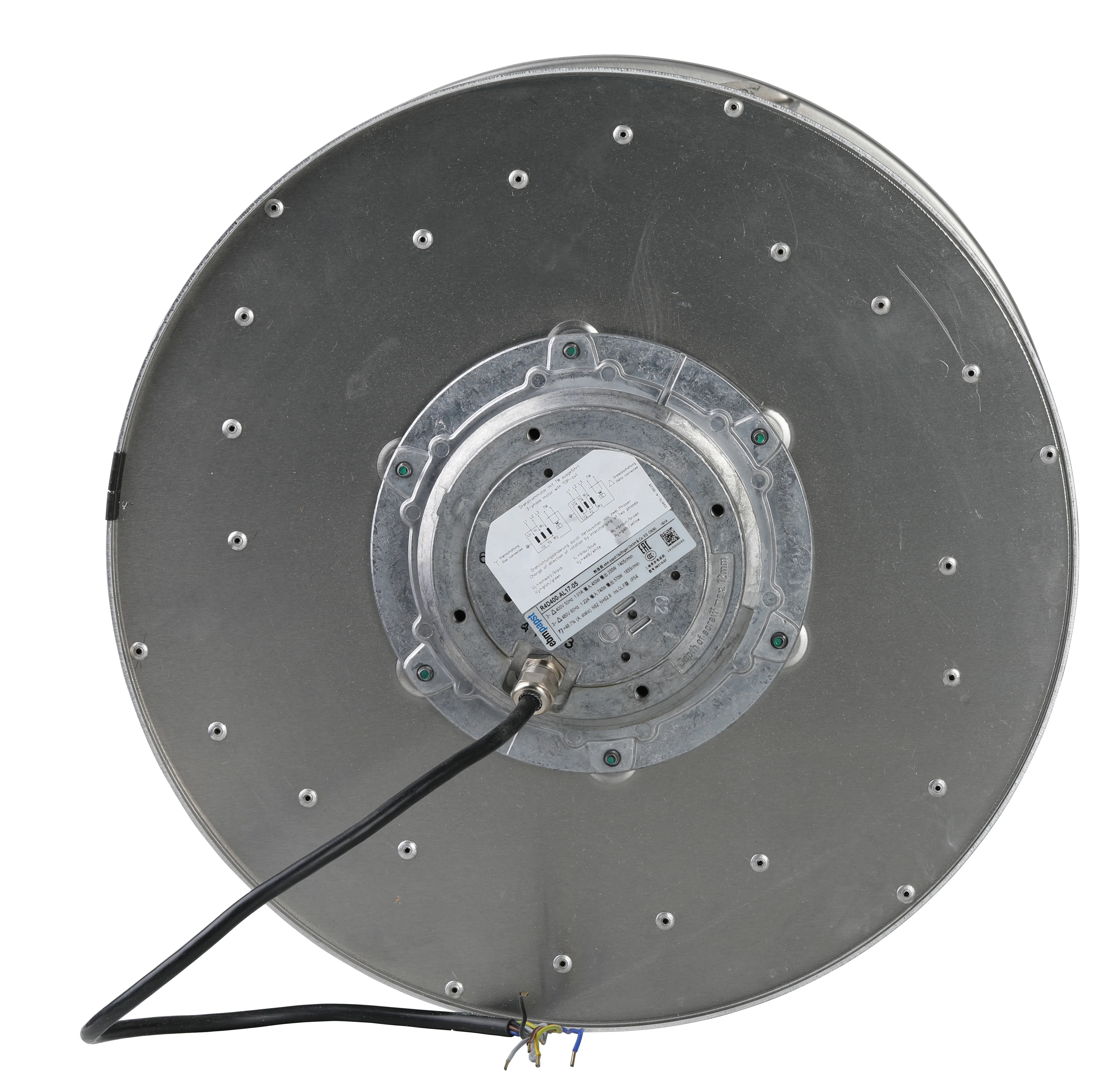 R3G400-AQ31-01 ebm-papst fan centrifugal fan EBM-PAPST TYPE: R3G400-AQ31-01 EBM FAN