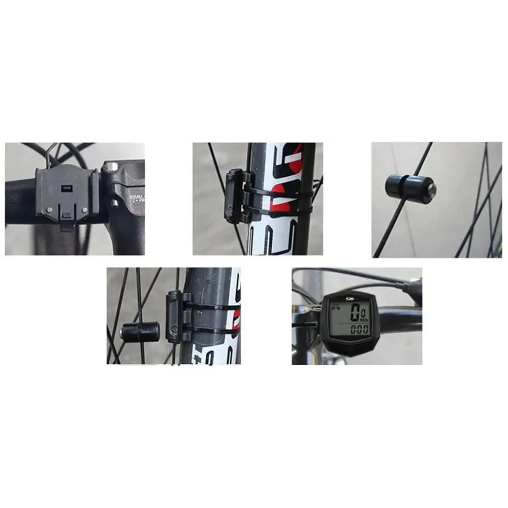 Computer Cycling Wired Waterproof Stopwatch Road Bike Speed Timer Sensor Mini Digital