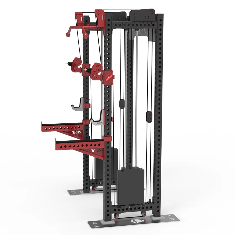 machine squat rack multi-functional integrated trainer combined gantry frame gym fitness equipment full set