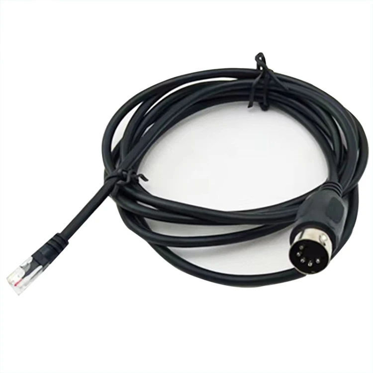 MIDI din cable 5 Pin Din to RJ12 6P6C Network Cable