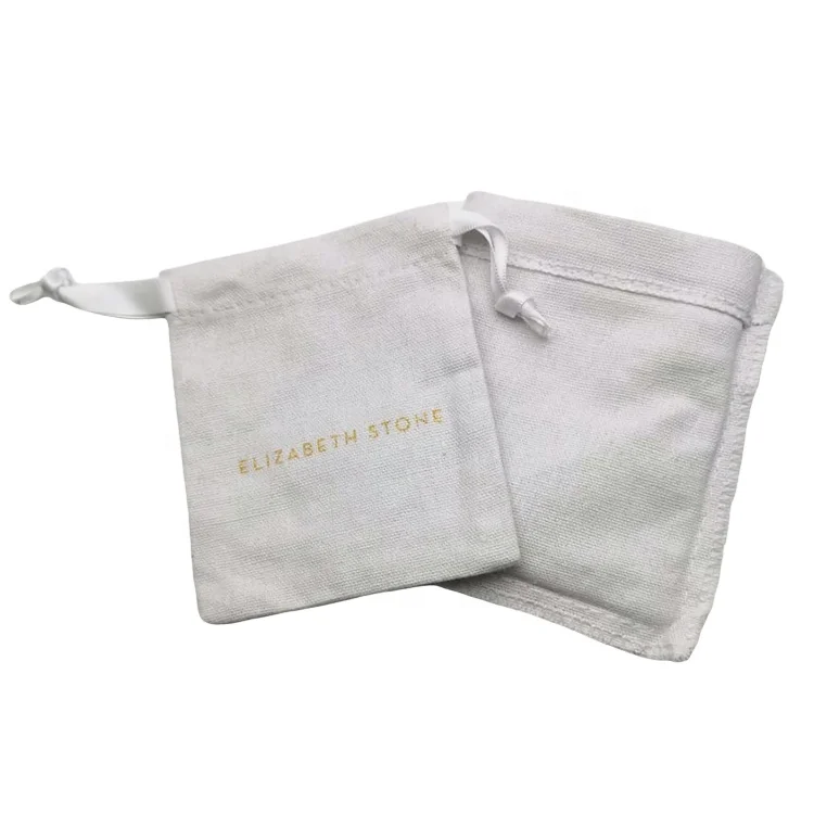 
Wholesale Environmental Protection Drawstring Cotton Canvas Bag Plain Cotton Canvas Pouch 