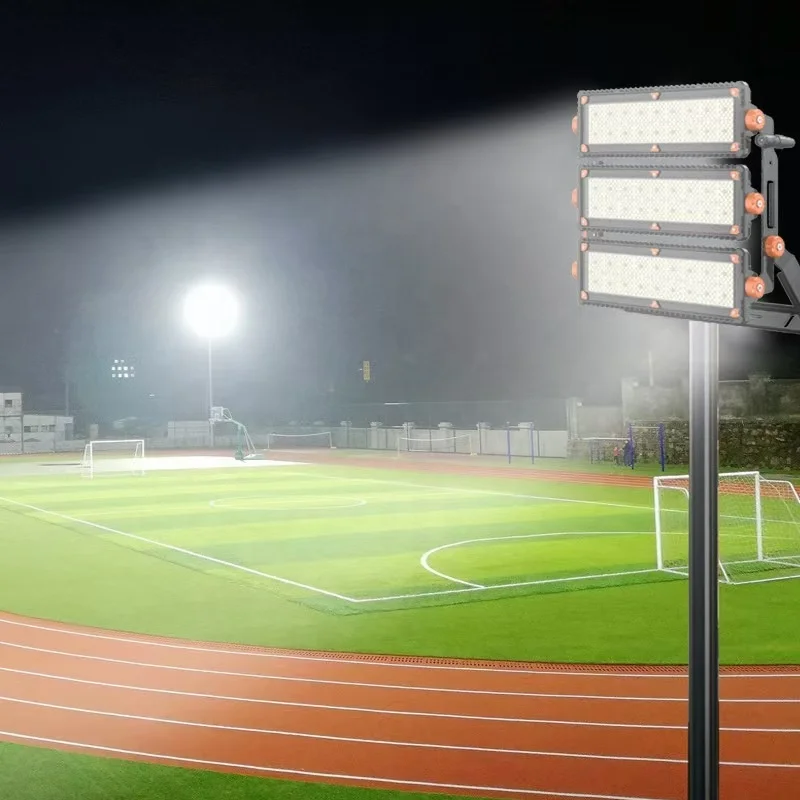 Manufacturing plant OEM/ODM 5 years warrantywaterproof IP67 IK08 Glass self-cleaning1500w  high mast modules flood lights