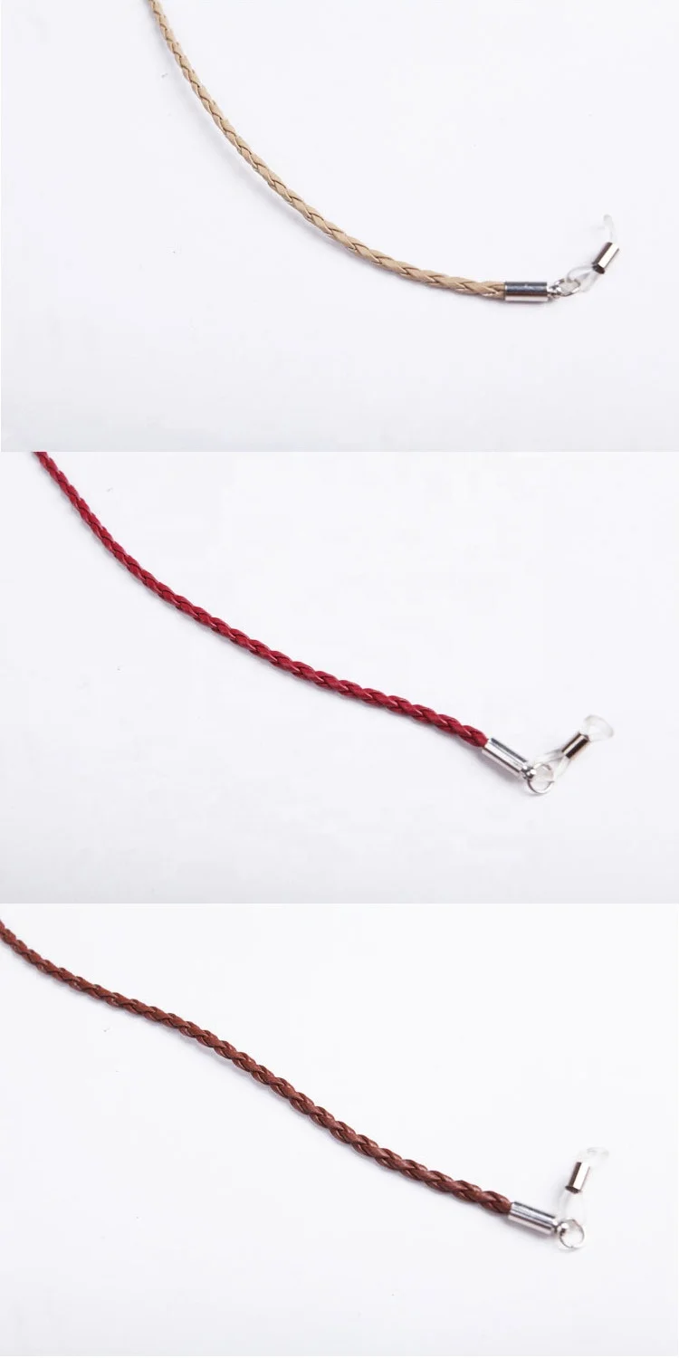 Sun Glasses Accessories Quality And Cheap Leather Eye Glasses Eyewear Strap Glasses Cord Spectacles Rope Strap