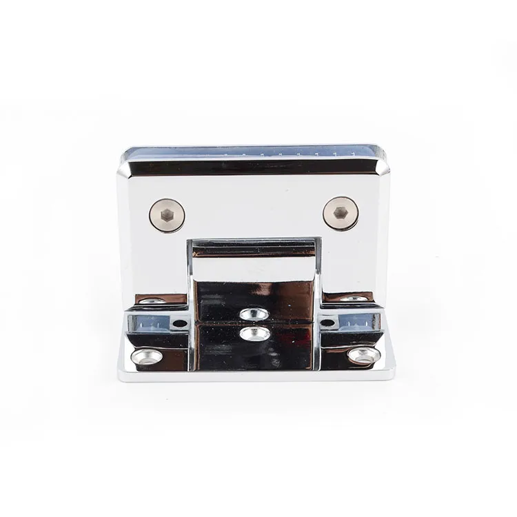 High quality Wall To Glass 90 Degree Adjustable Brass Stainless Steel Shower Enclosure Screen Glass Door Pivoted Shower Hinges