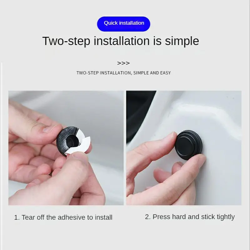 Car shock absorption buffer gasket self-adhesive anti-collision door protection sticker luminous sticker door shock absorber
