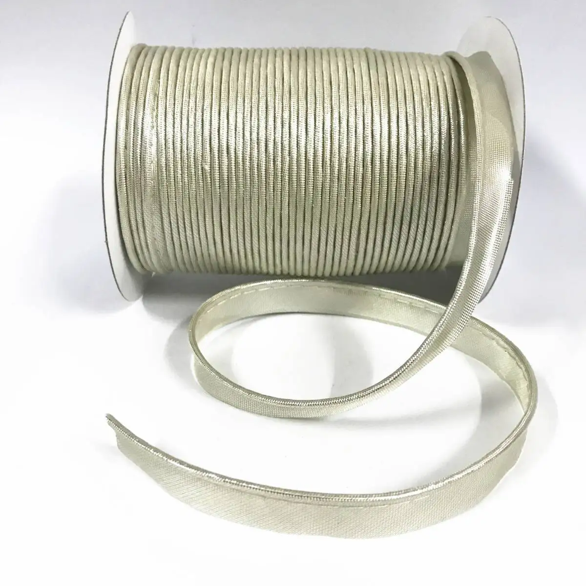 Polyester Satin Ribbon Bias Satin Piping Cord For Garment