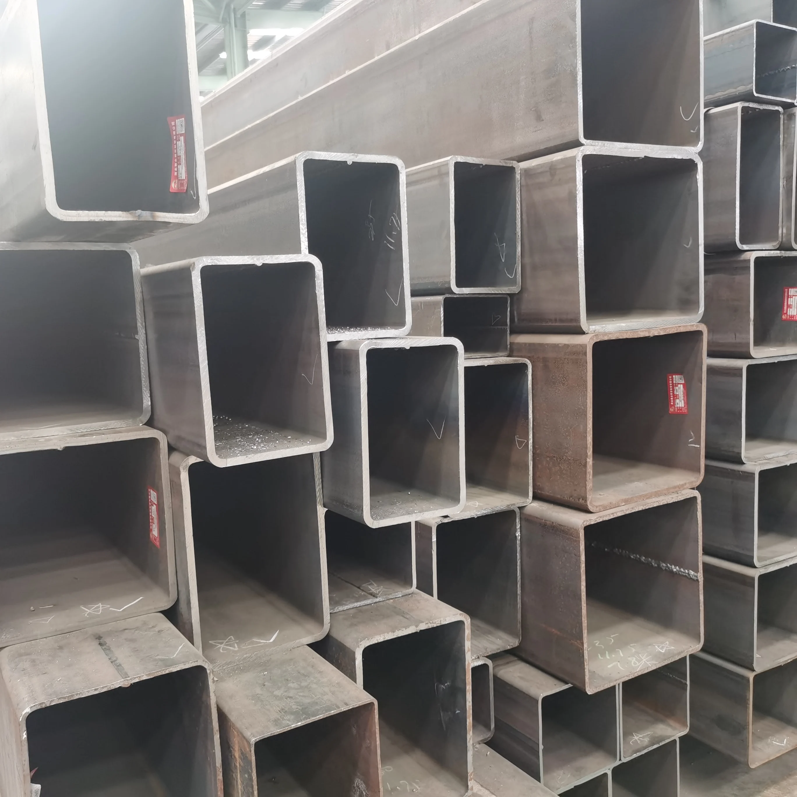 High quality  Chemical equipment with  large diameter thick wall square tube can support cutting manufacturers  Rectangular tube