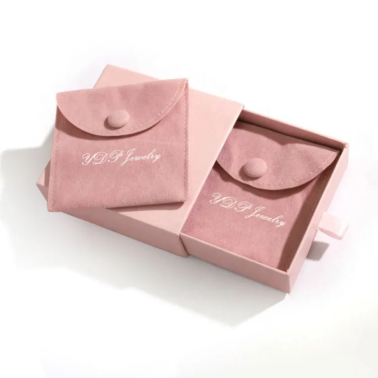 Custom Jewellery Packaging Jewelry Box with Pouch Packaging
