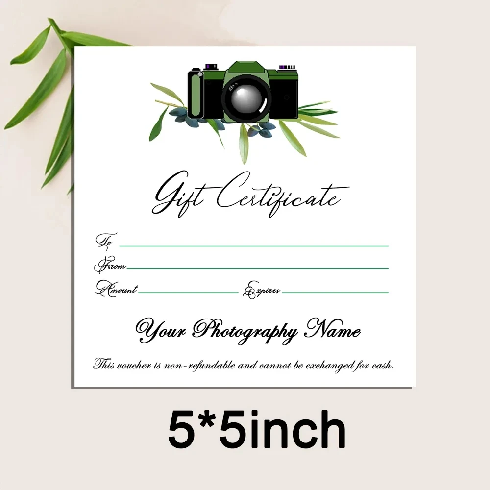 Personalized Gift-Card Christmas Certificate Holiday Gift Voucher Gift for You