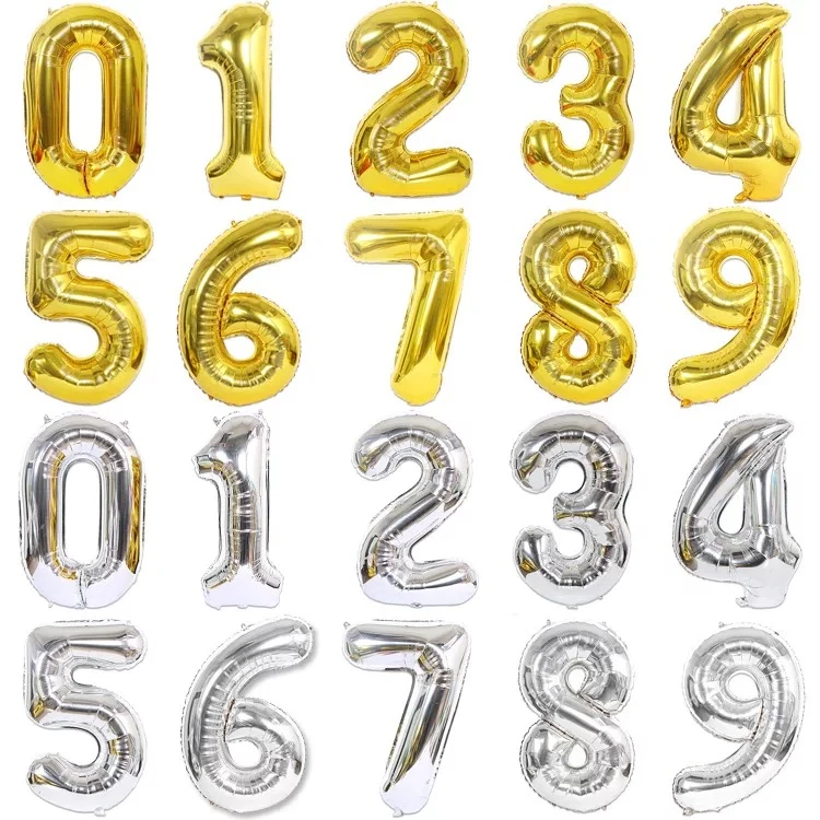 Manufacturer latest alphabet foil balloons good quality inflatable balloons