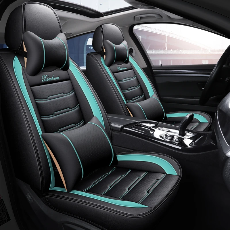 Wholesale Luxury Design Car Seat Cover Full Set PU Leather Car Seat Covers