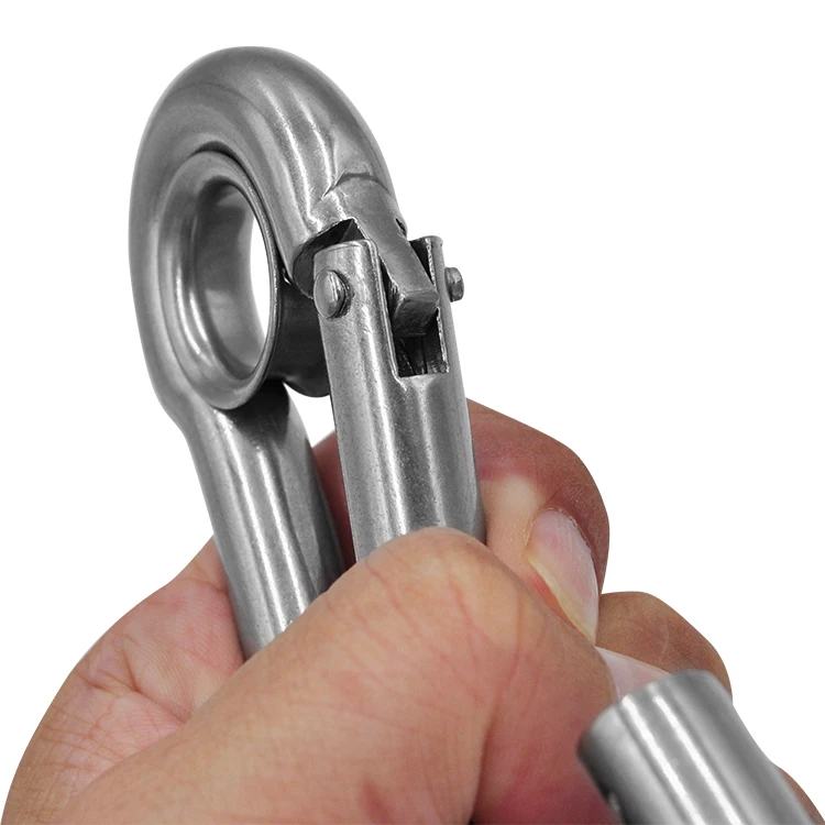 
Ailot 6*60mm China Professional Manufacturer Supply Small Metal Steel Snap Hook 