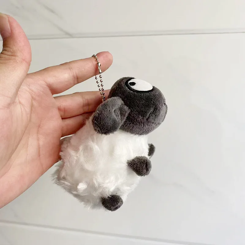 Plush sheep a sheep wholesale toy cute cartoon doll hanging backpack cloth doll bag doll small pendant