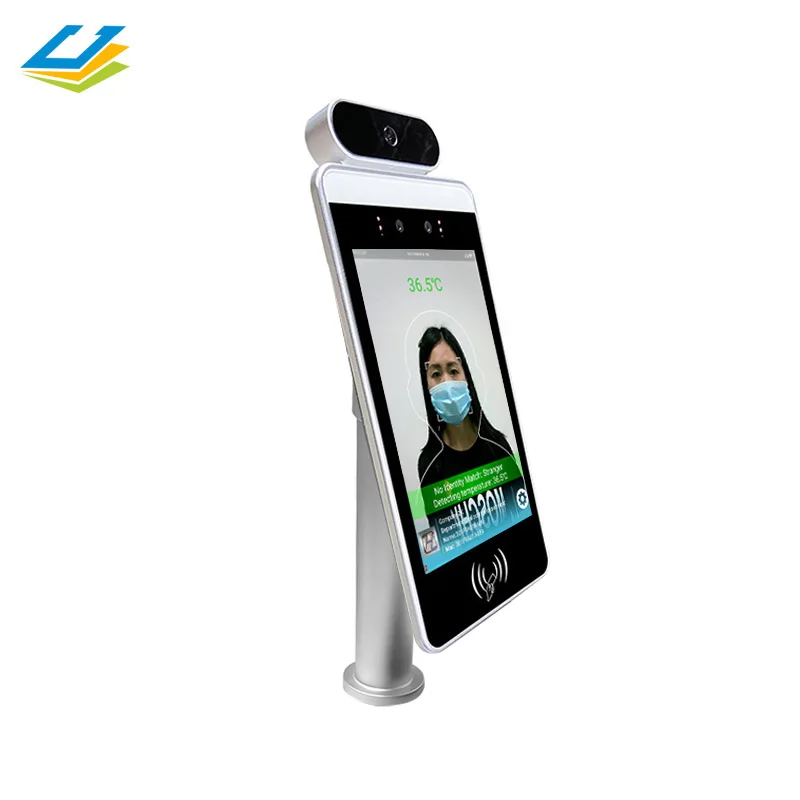 Точный контроль доступа и распознавания лиц при температуре для дверного звонка, система внутренней связи, распознавание лица