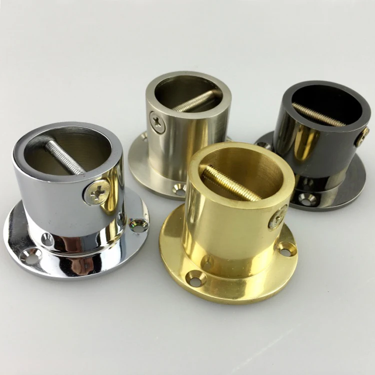 Snap hook cup support bracket end cap fitting for traffic barrier handrail railing rope