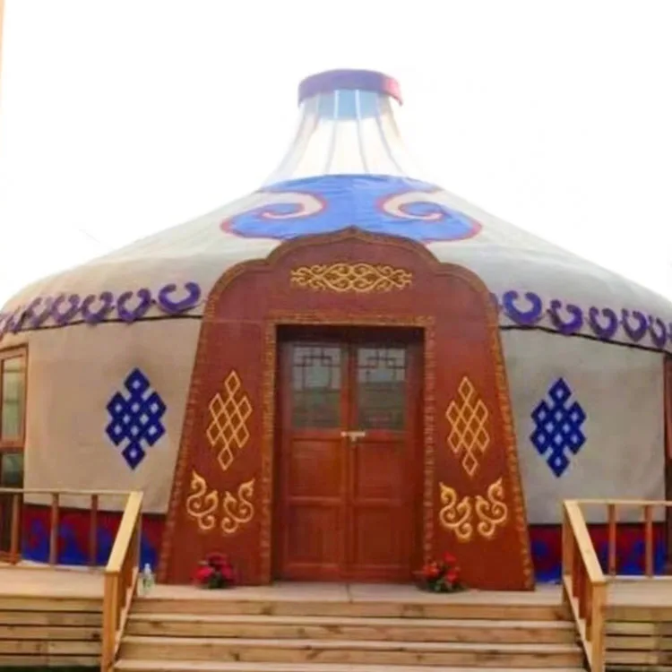 living house yurt 4 season winter glamping home