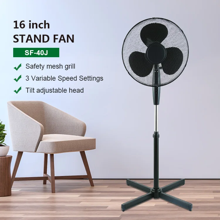 High Quality Indoor Stand Fan Deluxe Stand Fan Crown Fan