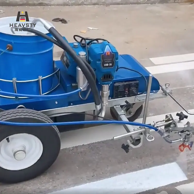 New arrival easy to carry electrical parking lines marking painting machine for road