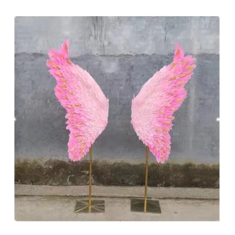 Yicheng Beauty new style hot selling quality wings beautiful plumage wings can custom color swing decoration