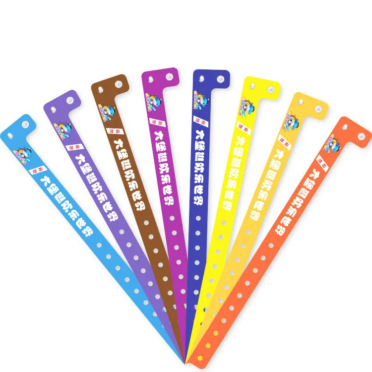 one time use events festival party blank bracelet custom wristband with logo
