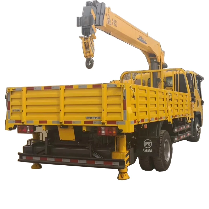 Self loading truck mounted crane truck with crane 10 ton