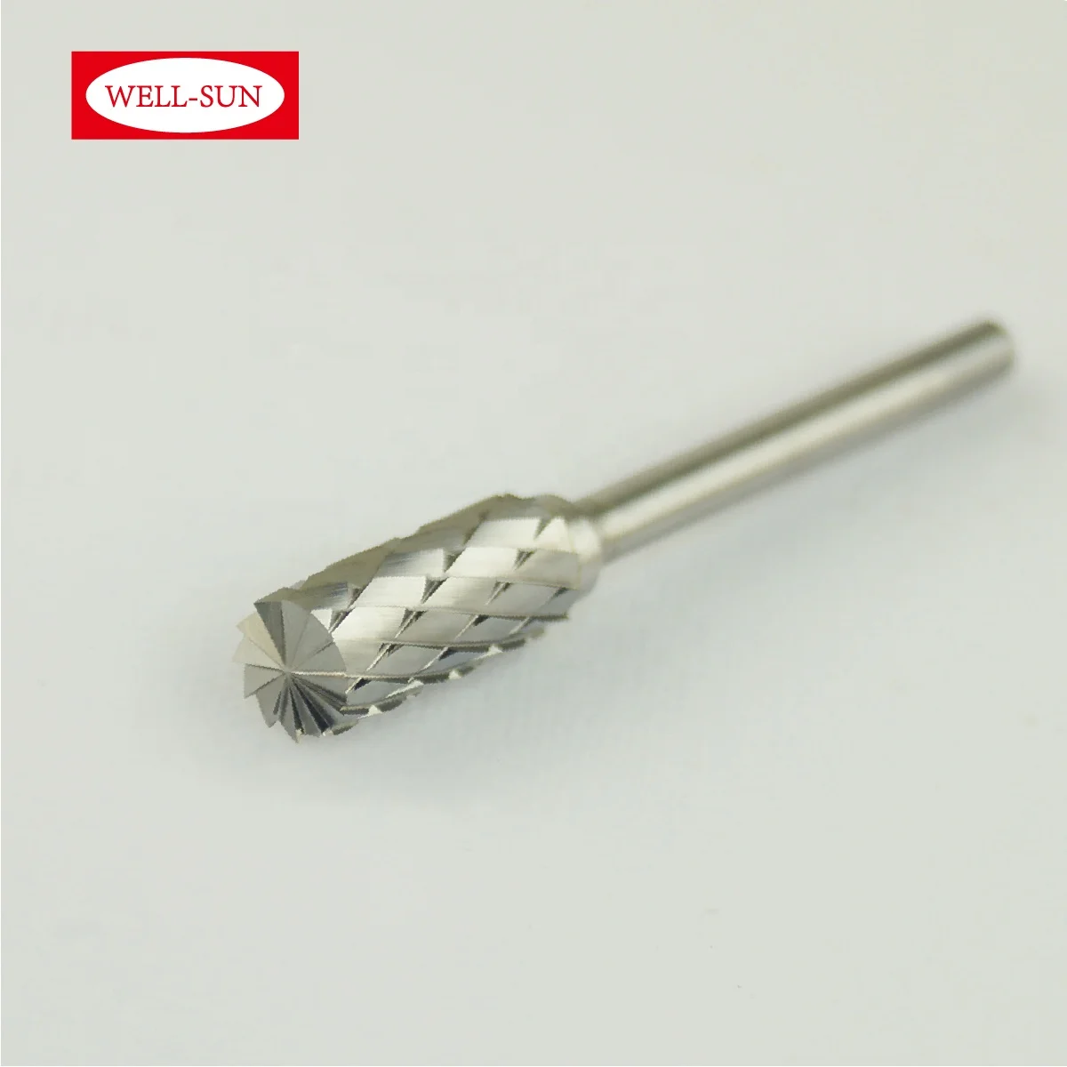 B-06-300186 Factory Cylindrical With End Cut Tungsten Rotary Carbide Burr 3mm shank Removing Metal Working Bur