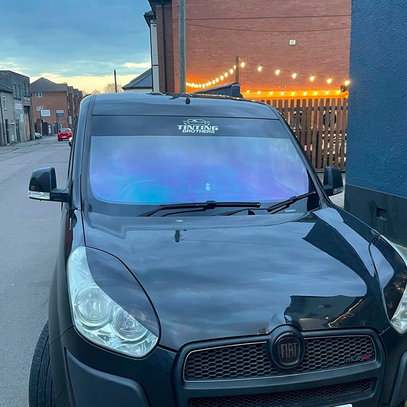 Chameleon Blue Green Red Glass UV Protection Film Window Tint Film VLT 80% Side Windows Solar UV Protection