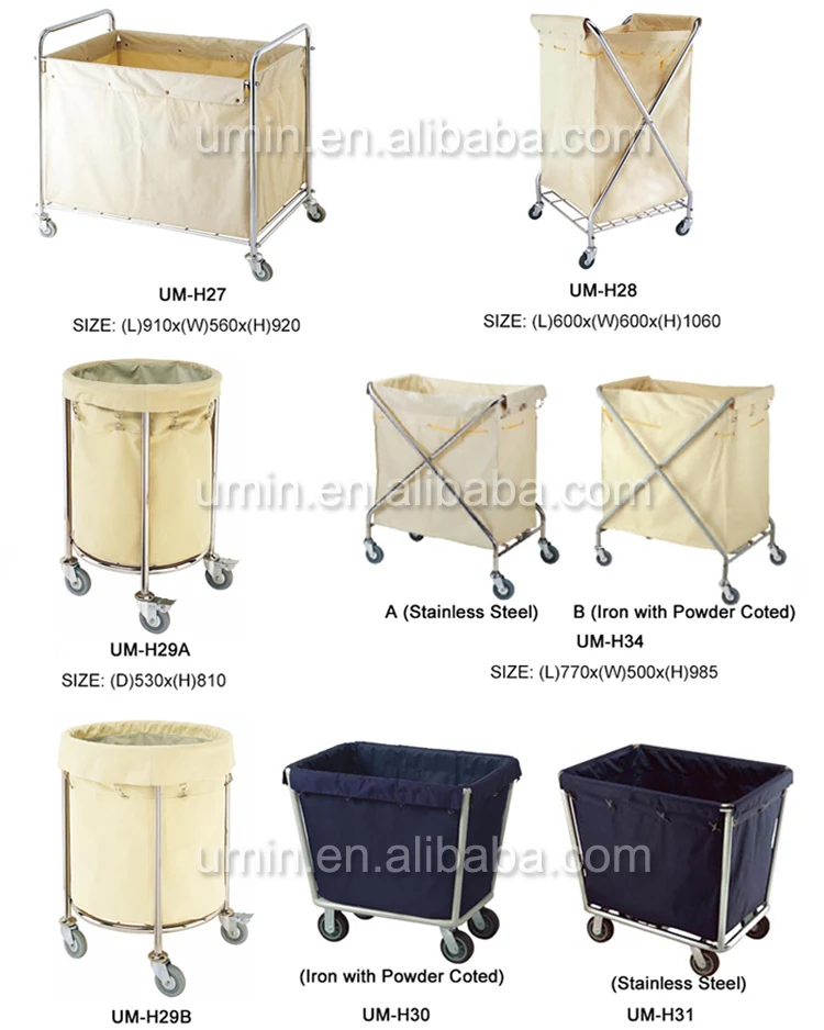 Hotel Laundry Service Folding Linen Trolley