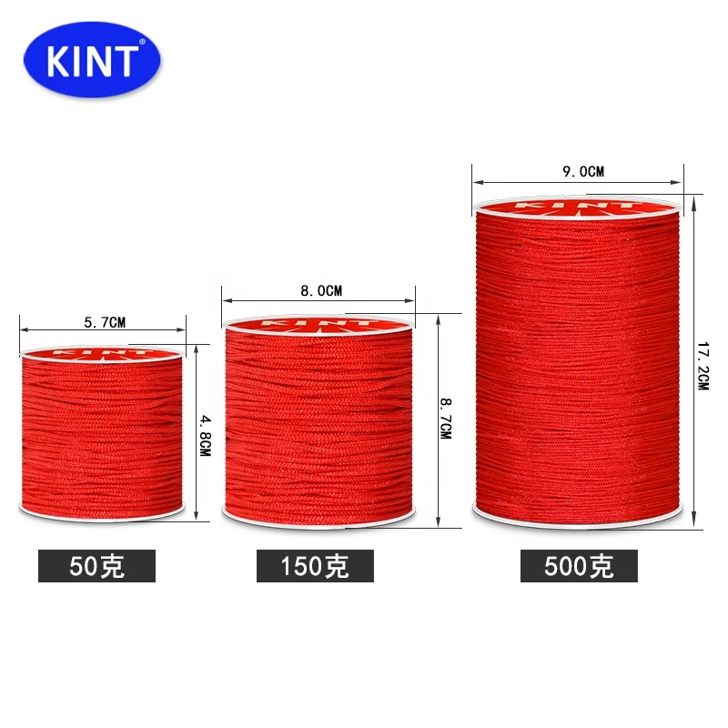 the wholesale 50g No.72 0.8mm 80 meters Taiwan Jade Thread Nylon Thread For DIY Jewelry Making Woven Bracelet