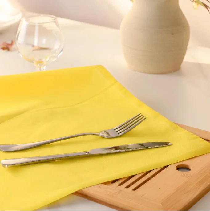 Table Cloth and Napkin Set and Coaster Unconventional New Patent Tear Off Napkin