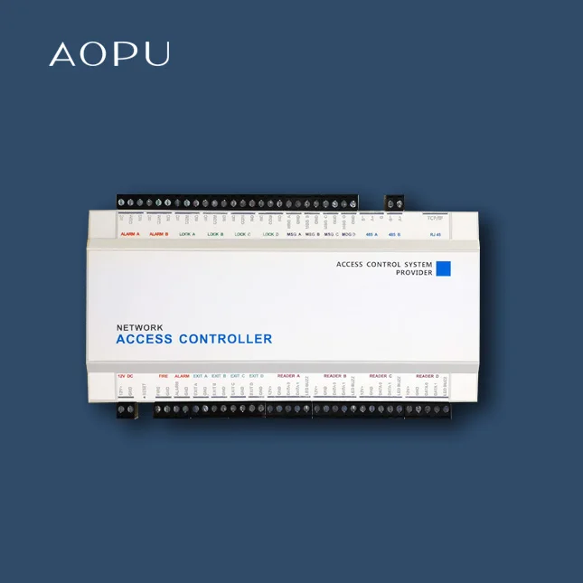 
Electronic remote network IP door lock button gate WG RFID card reader access controller 