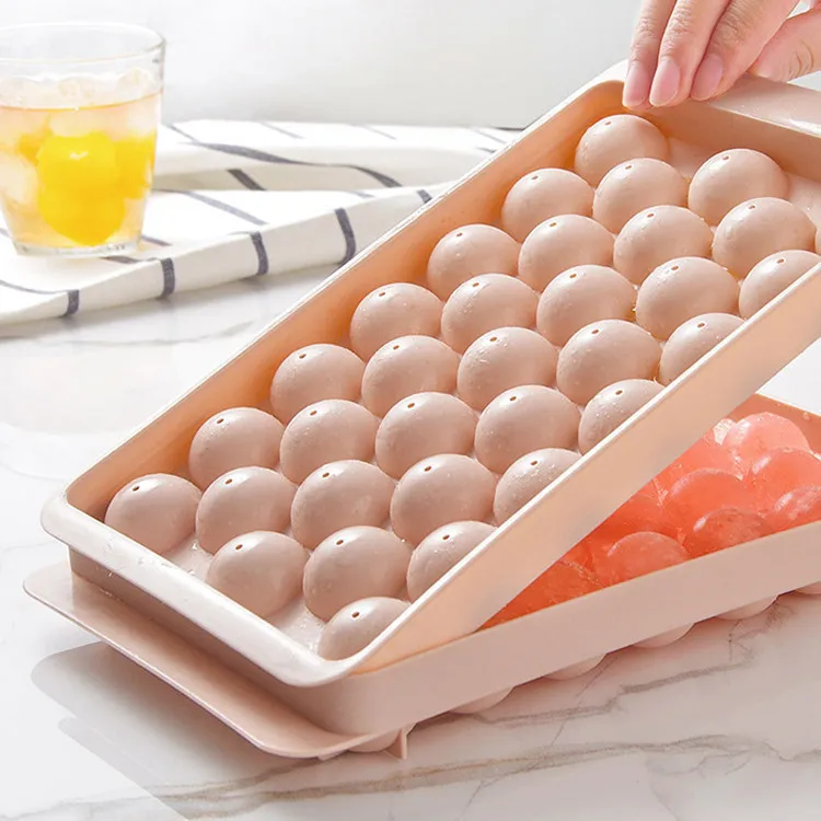 Food Grade Silicone Boll Hockey Mold Frozen Whiskey Ball Popsicle Ice Cube Tray Box Lollipop Making Gifts Kitchen Accessories