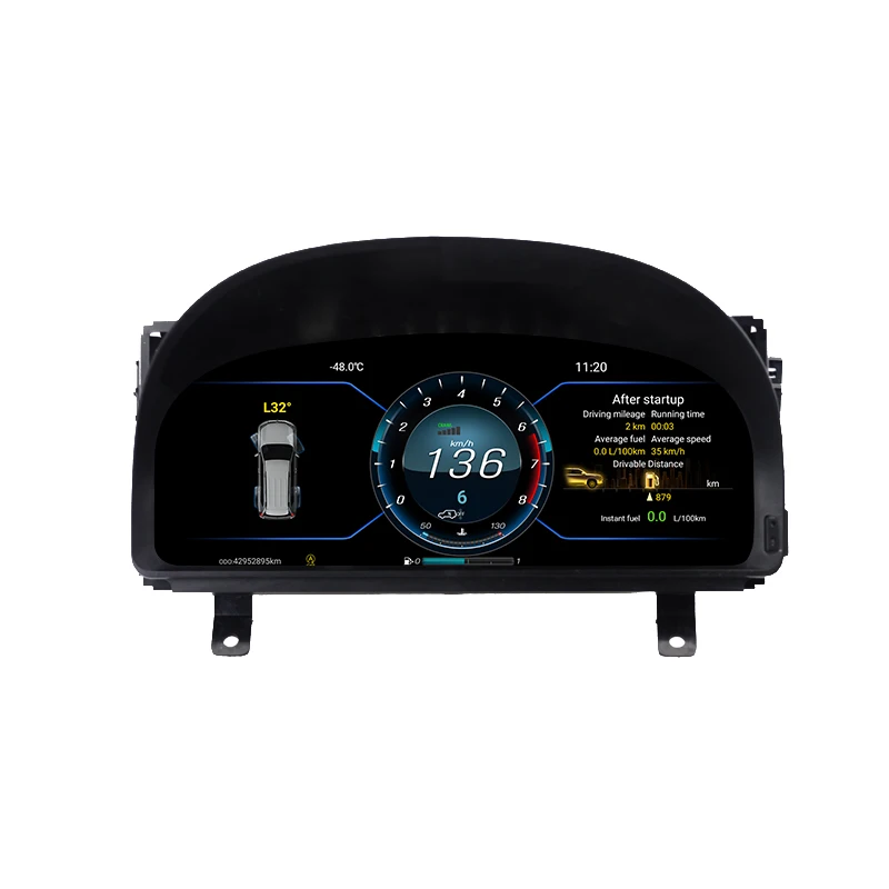  Автомобильный цифровой спидометр 2 + 32G с ЖК-дисплеем на базе Android для Alphard 2008-2014 20 series