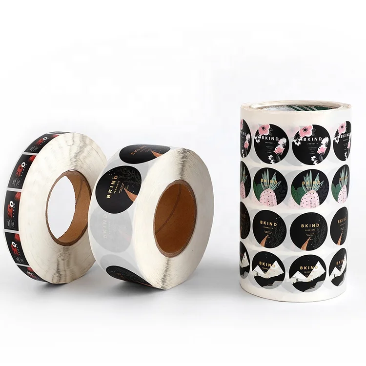 
 Круглая виниловая наклейка, этикетка, пользовательская печать логотипа, водонепроницаемые рулонные этикетки, наклейки  