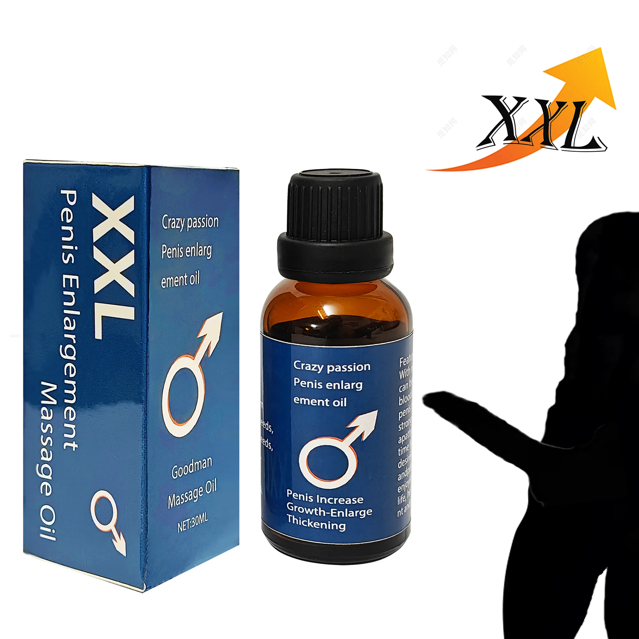 Effective Essential Oil for Impotence & Premature Ejaculation Treatment Wood Leaf Men Enhancing 30ml Massage Oil