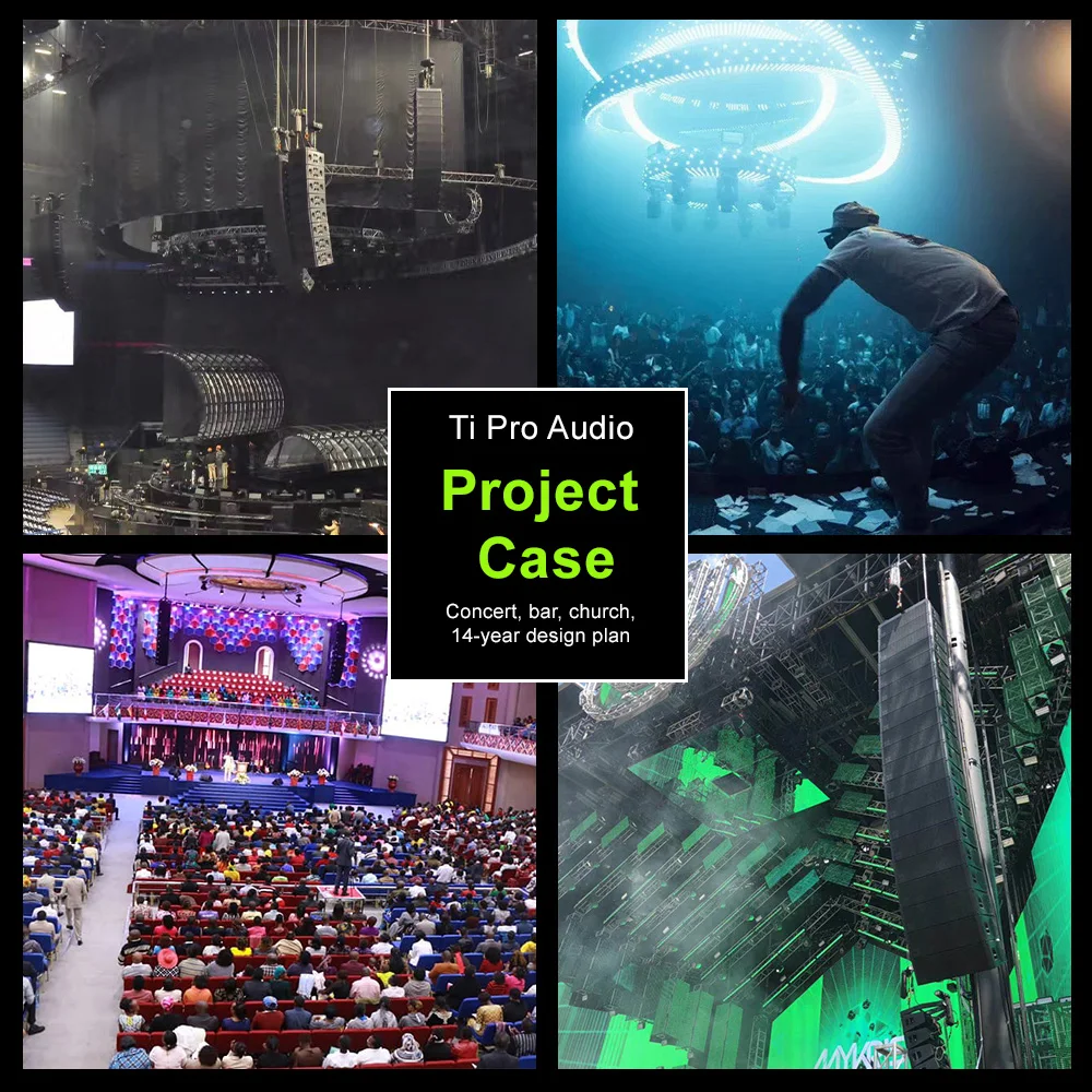 Power Amplifier/LED Screen/DJ Live Audio System, Customized Indoor/Outdoor