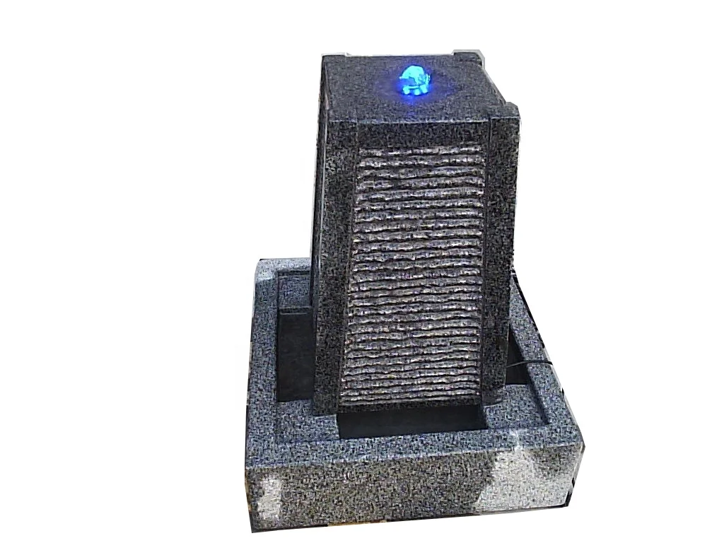 Granite Garden Water Fountain Cascading Wave Feature Stone waterfall fountain water features