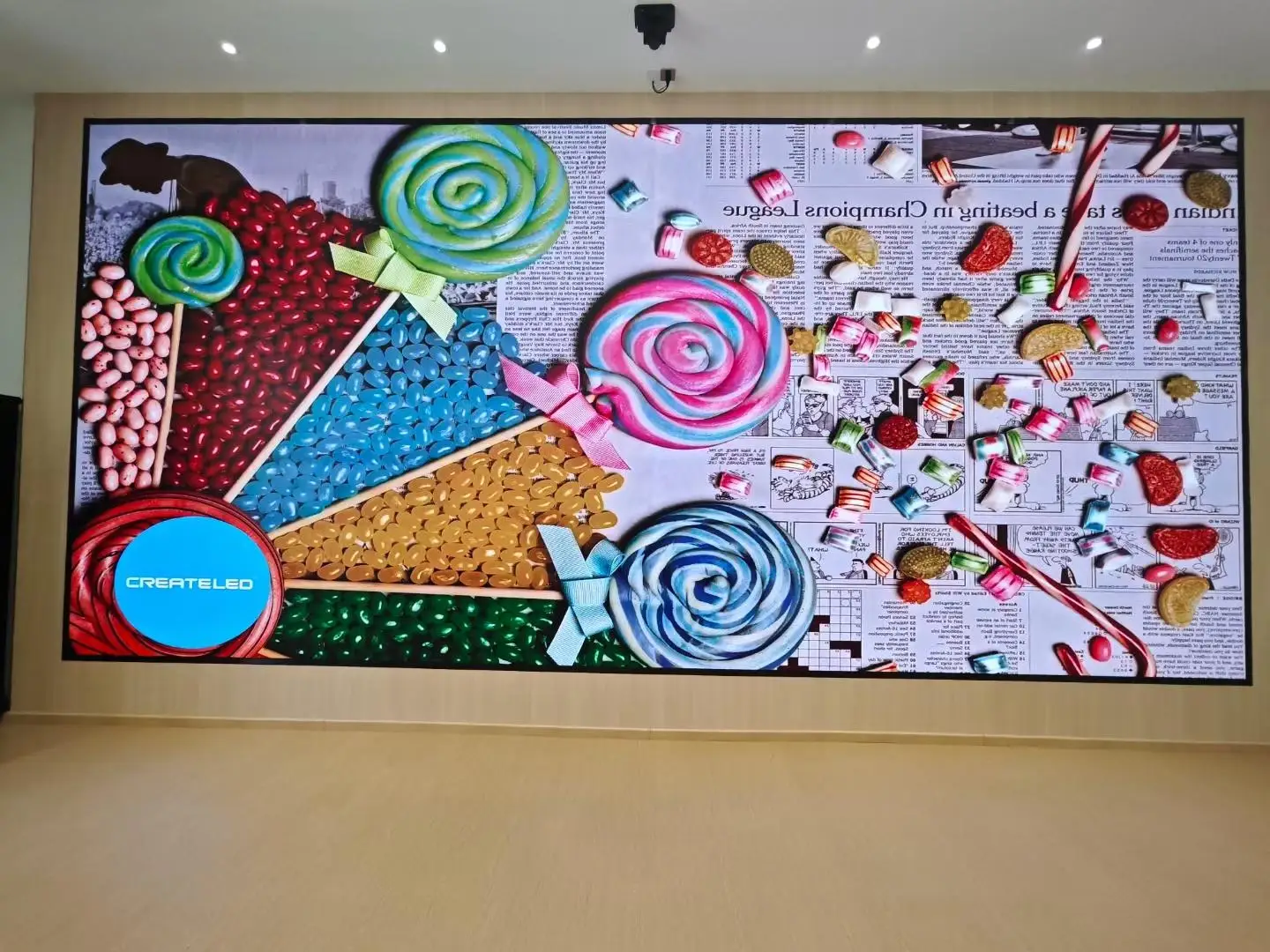Micro Mini COB LED displays COB P0.93 indoor mounted wall video cabinet size 600mm*337.5mm shopping store mall Premium Retail