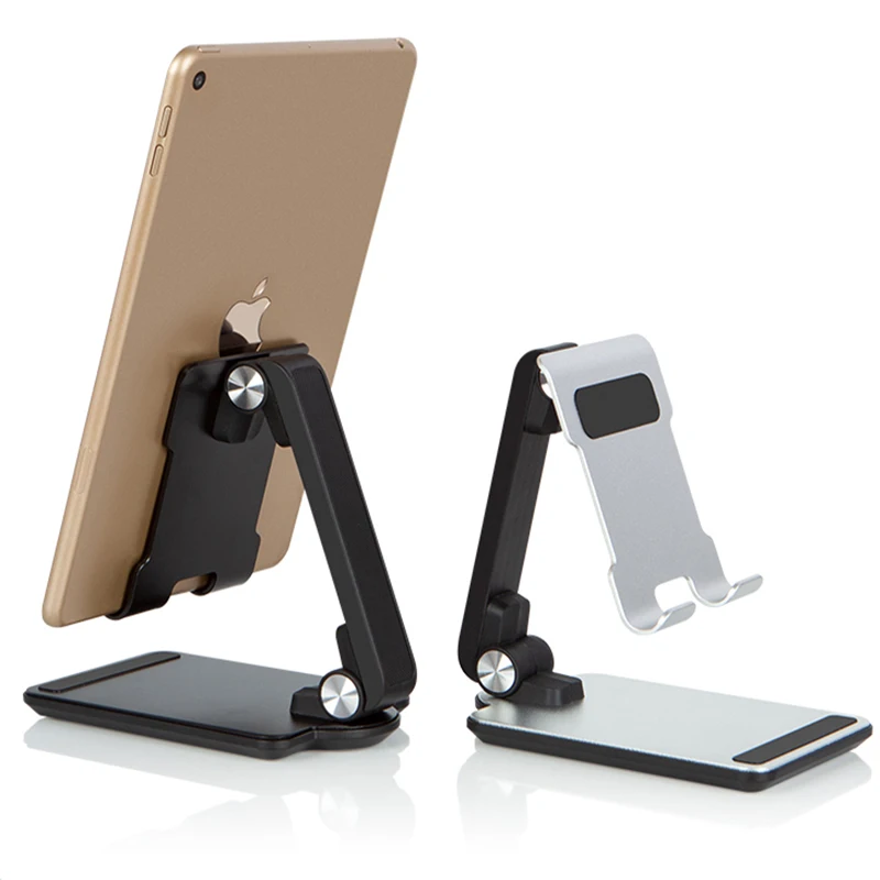 Universal Aluminum Desk Phone Holder Cellphone Stand  Fit For 4 To 10 Inch Phone and Tablet