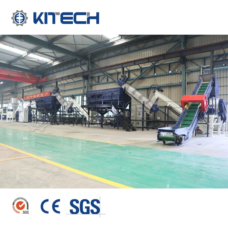 Длительное время работы, промышленная линия промывки LDPE HDPE PP PE