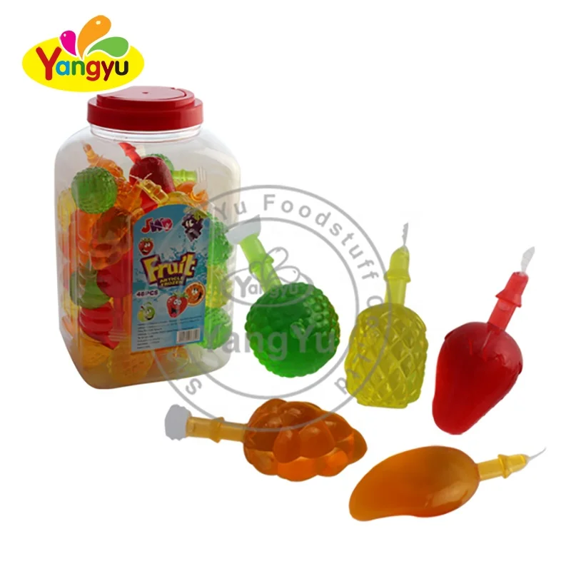 Jar упаковка в форме фрукта микс фруктовый аромат желе