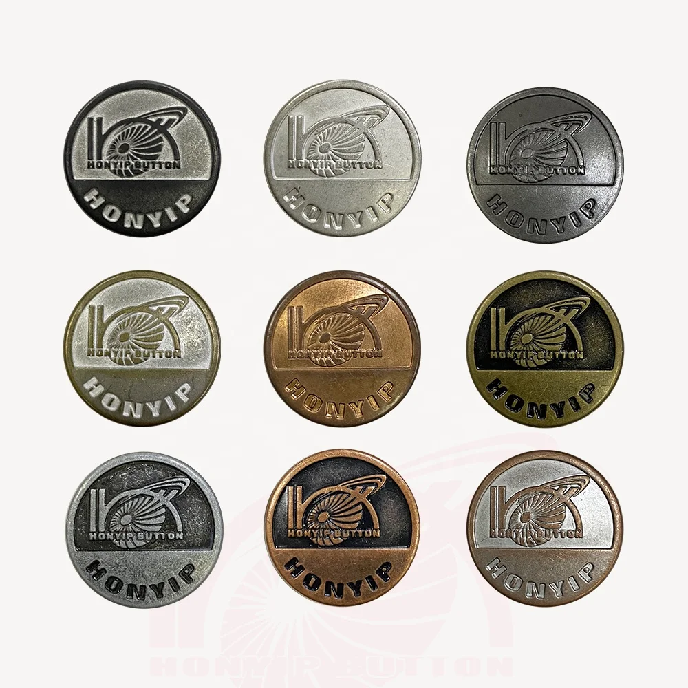 HJ552 18MM Metal buttons metal studs for clothing hoes decorative metal studs fashion rivets and studs